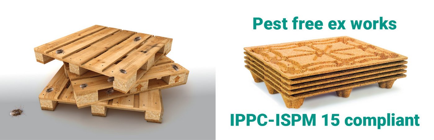 Pest free ex work - IPPC-ISPM 15 Compliant